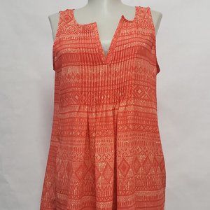 Sanctuary Palma Sleeveless Blouse orange M